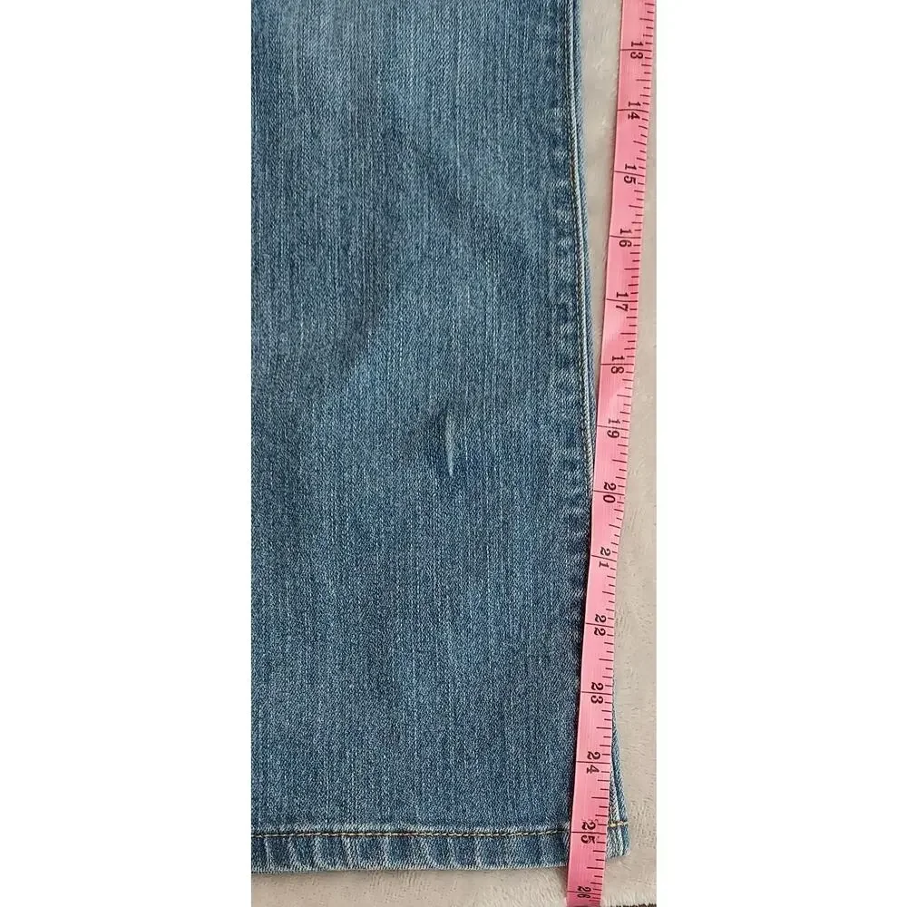 The Childrens Place Girls Mid Rise Jeans Lot of 2 Size 12 - Bootcut and Skinny